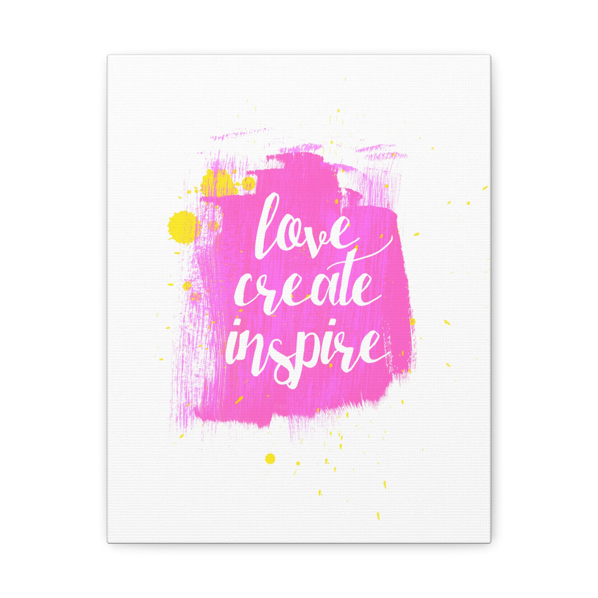 Inspirational Wall Art Love Create Inspire Motivation Wall Decor for Home Office Gym Inspiring Success Quote Print Ready to Hang-Express Your Love Gifts