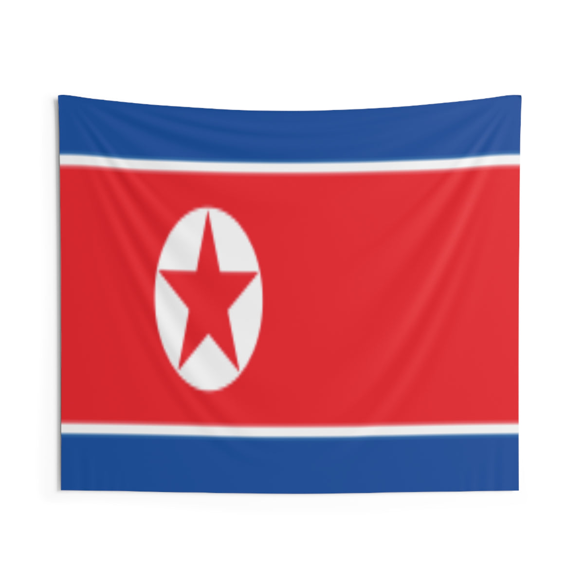 North Korea Country Flag Wall Hanging Tapestry-Express Your Love Gifts