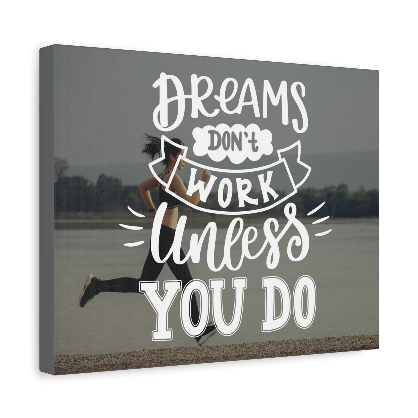 Inspirational Quote Canvas Dreams Wall Art Motivational Motto Inspiring Prints Artwork Decor Ready to Hang-Express Your Love Gifts