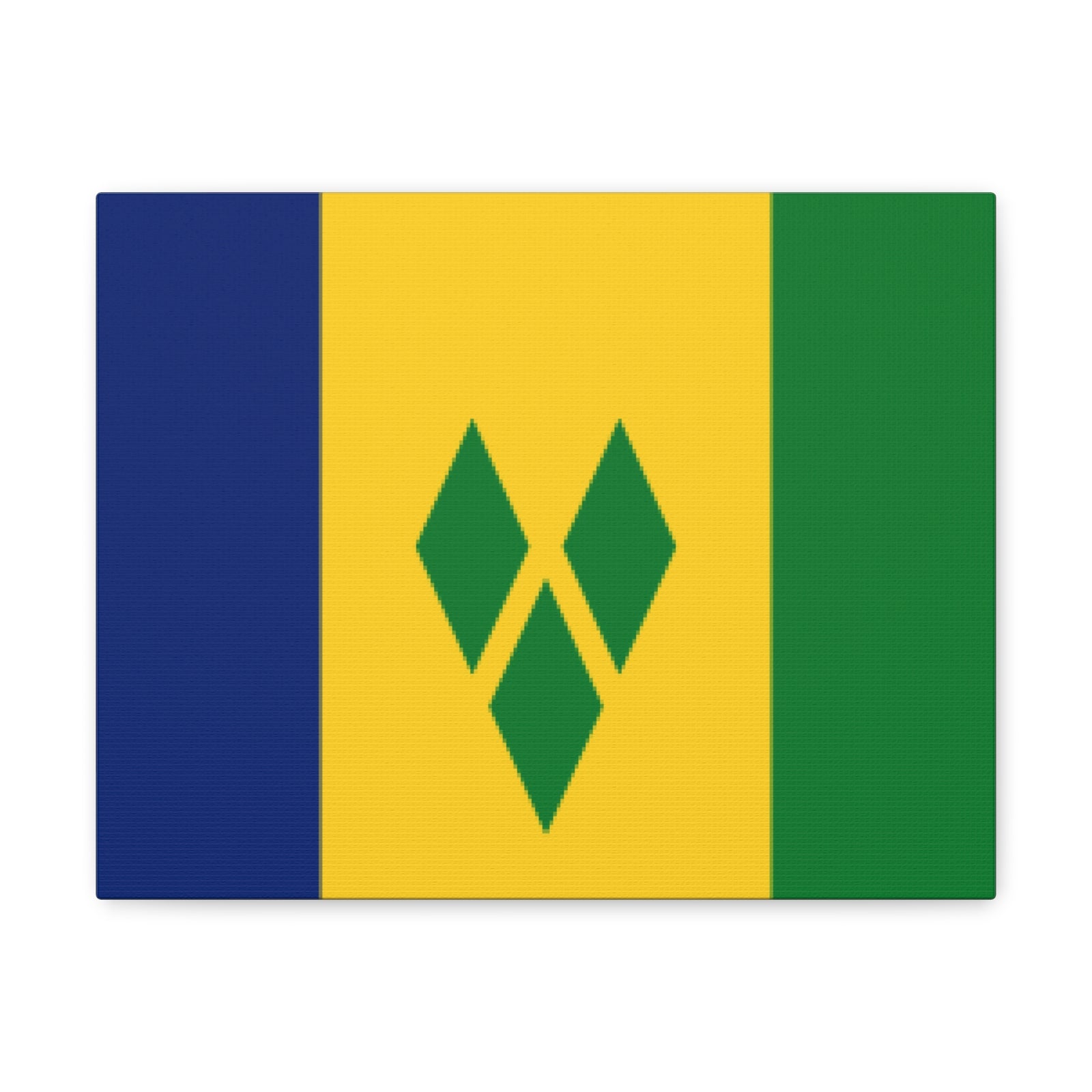 Saint Vincent and the Grenadines Country Flag Canvas Vibrant Wall Art Unframed Home Decor-Express Your Love Gifts