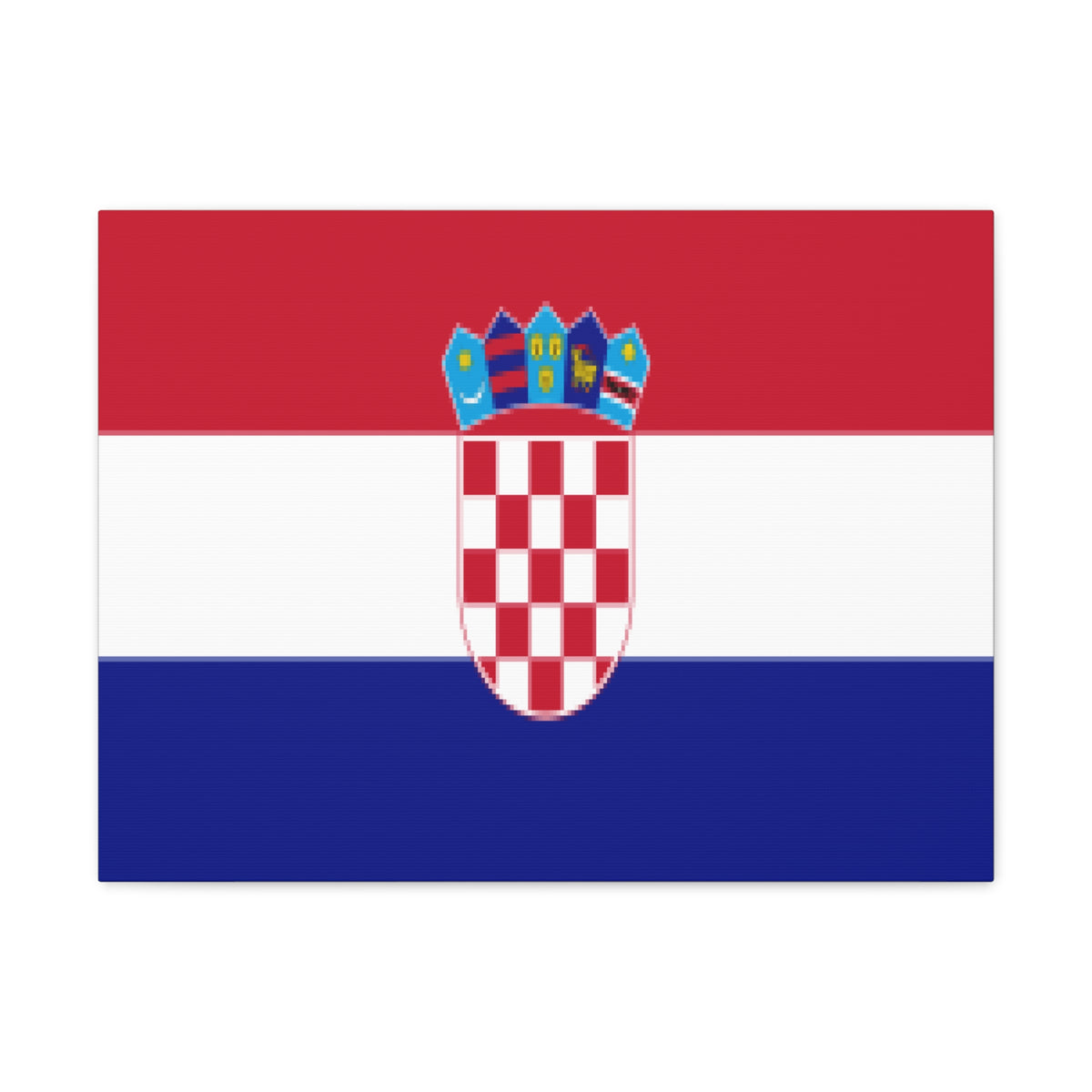 Croatia Country Flag Canvas Vibrant Wall Art Unframed Home Decor-Express Your Love Gifts