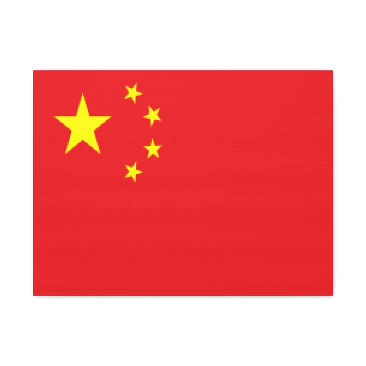 China Country Flag Canvas Vibrant Wall Art Unframed Home Decor-Express Your Love Gifts