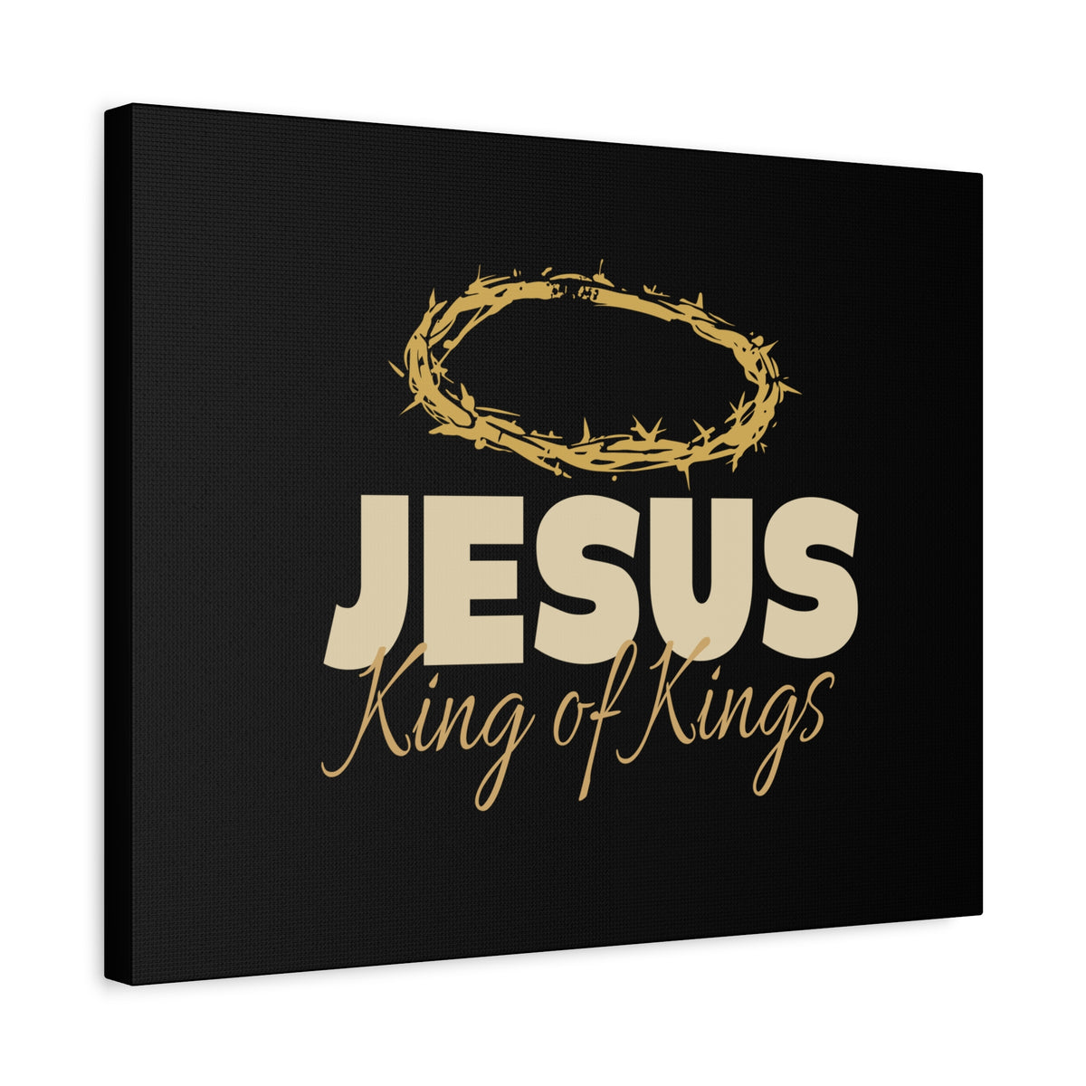 Scripture Walls Jesus King of Kings Bible Verse Canvas Christian Wall Art Ready to Hang Unframed-Express Your Love Gifts