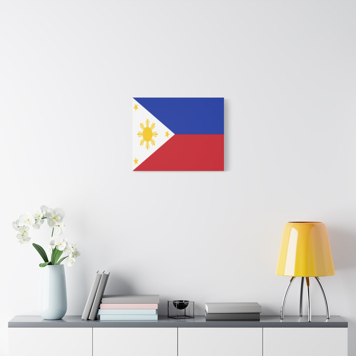 Philippines Country Flag Canvas Vibrant Wall Art Unframed Home Decor-Express Your Love Gifts