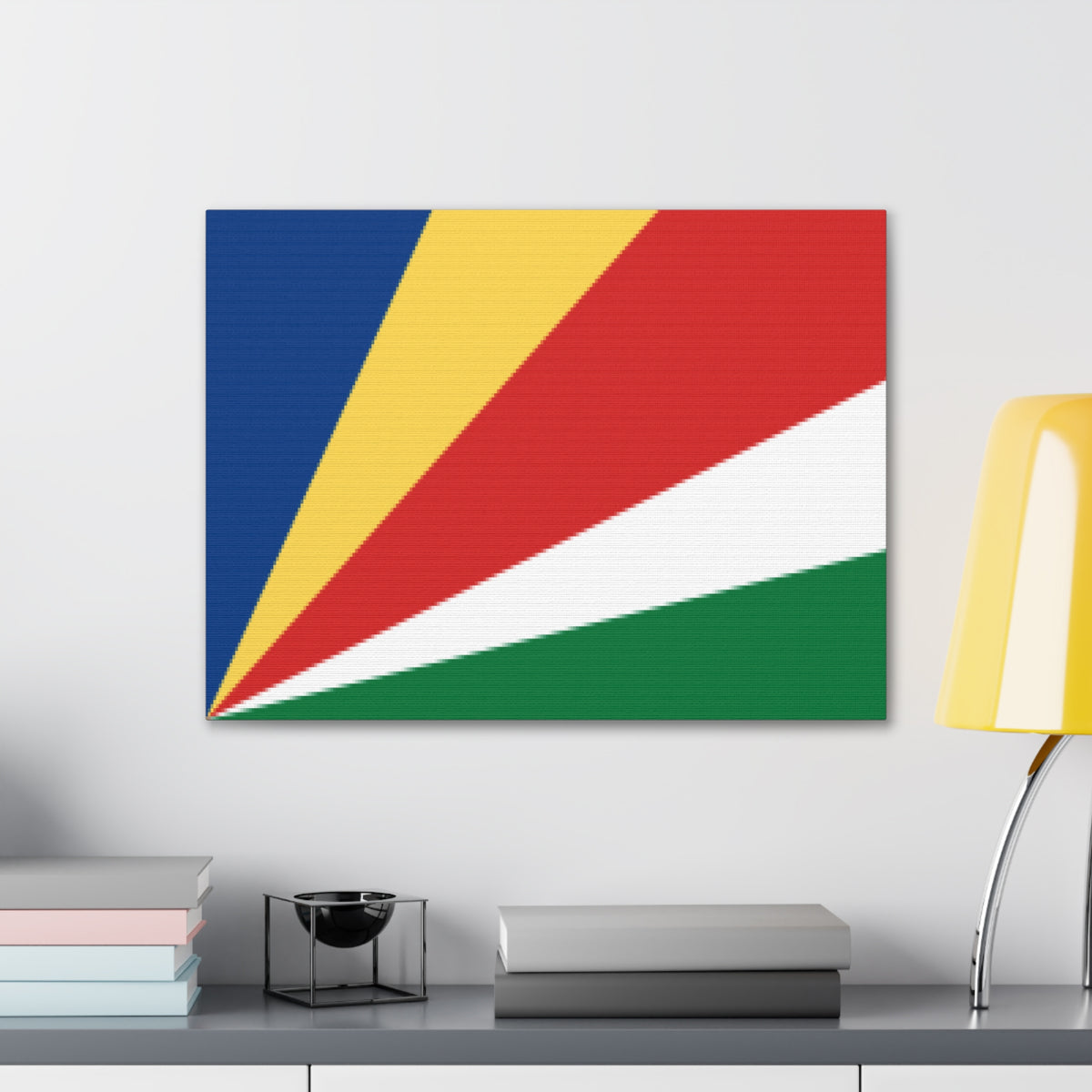 Seychelles Country Flag Canvas Vibrant Wall Art Unframed Home Decor-Express Your Love Gifts