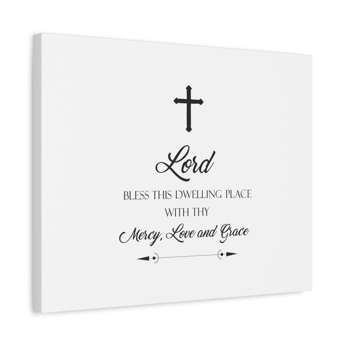 Scripture Canvas Lord Bless This Dwelling Place Psalm 23:6 Christian Wall Art Bible Verse Print Ready to Hang-Express Your Love Gifts