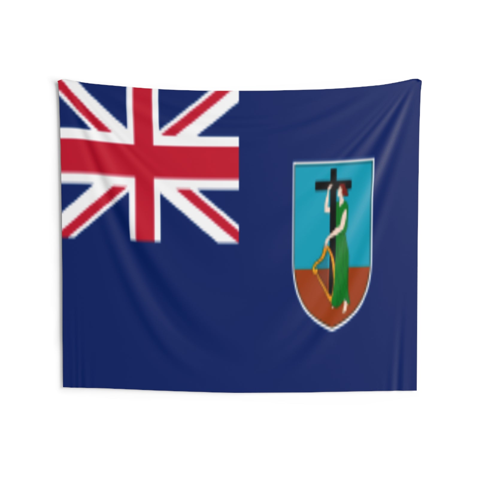 Montserrat Country Flag Wall Hanging Tapestry-Express Your Love Gifts