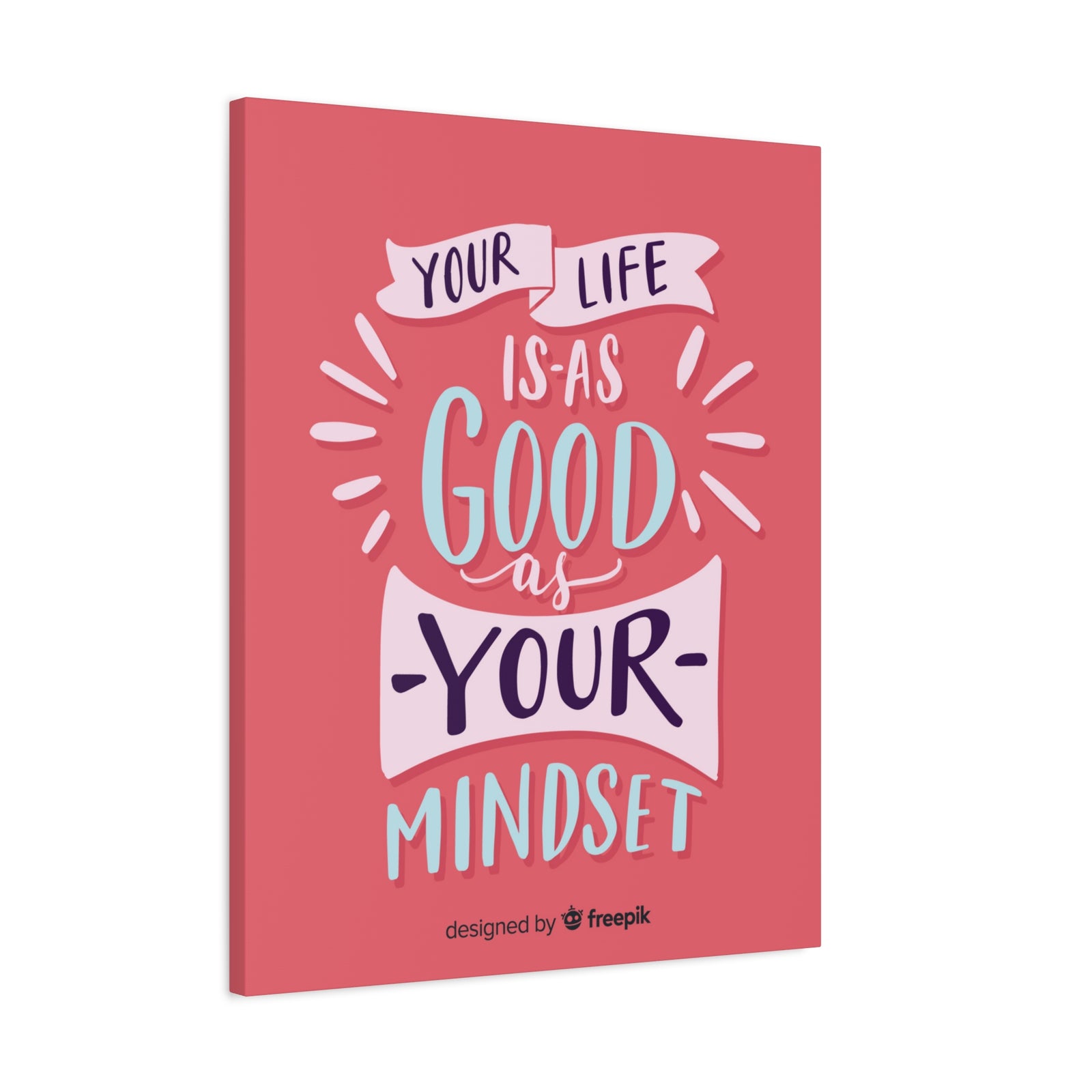 Inspirational Quote Canvas Mindset Wall Art Motivational Motto Inspiring Prints Artwork Decor Ready to Hang-Express Your Love Gifts