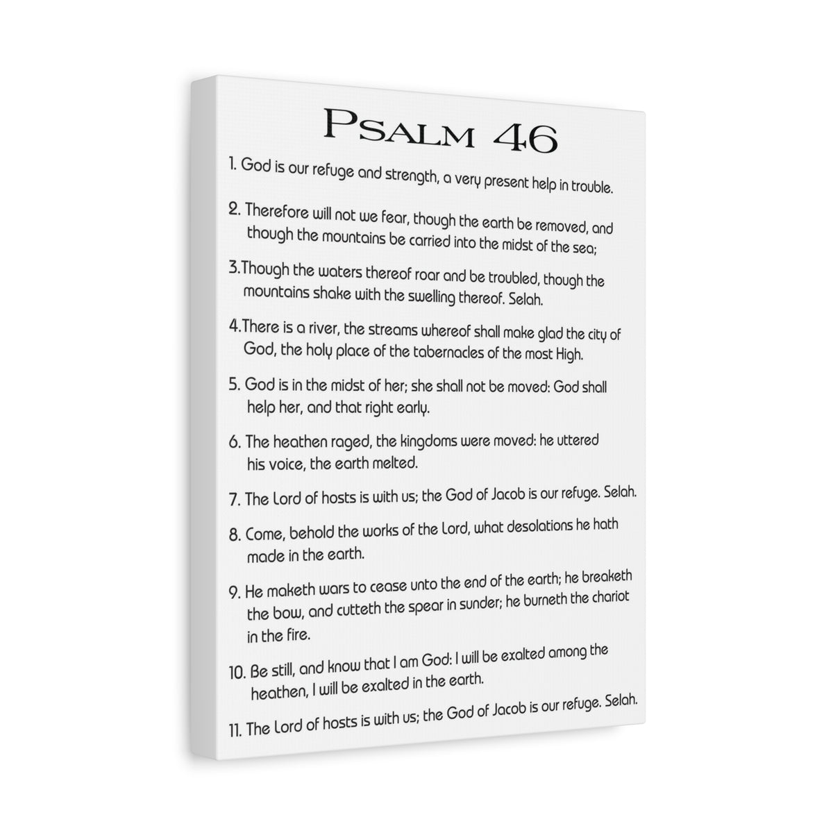Scripture Walls Lord Reign In Me Psalm 46 Christian Wall Art Print Ready to Hang-Express Your Love Gifts