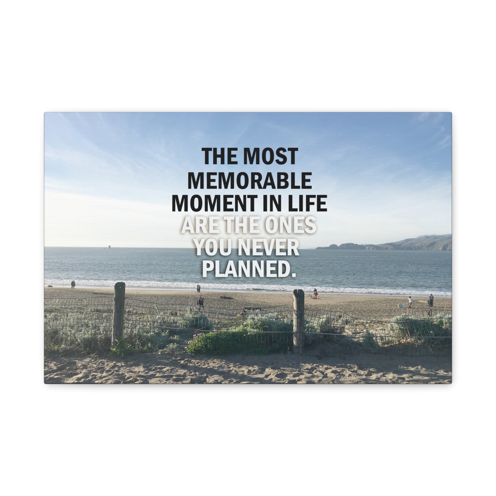 Inspirational Quote Canvas The Most Memorable Motivational Print Ready to Hang Artwork-Express Your Love Gifts