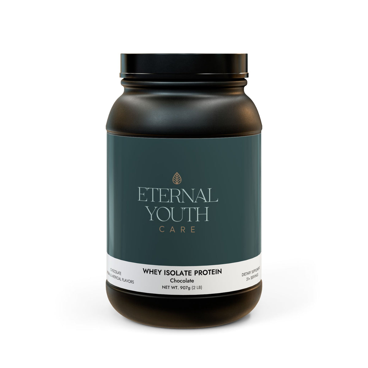 Eternal Youth Chocolate Whey Isolate Protein Supplement – Muscle Growth & Recovery Support (2lb / 907g)-Express Your Love Gifts