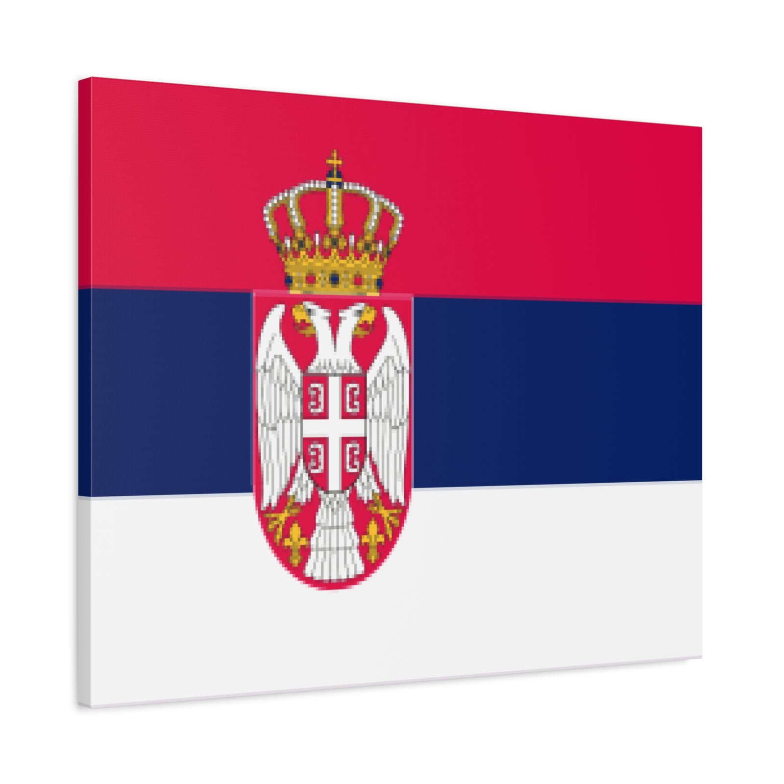 Serbia Country Flag Canvas Vibrant Wall Art Unframed Home Decor-Express Your Love Gifts