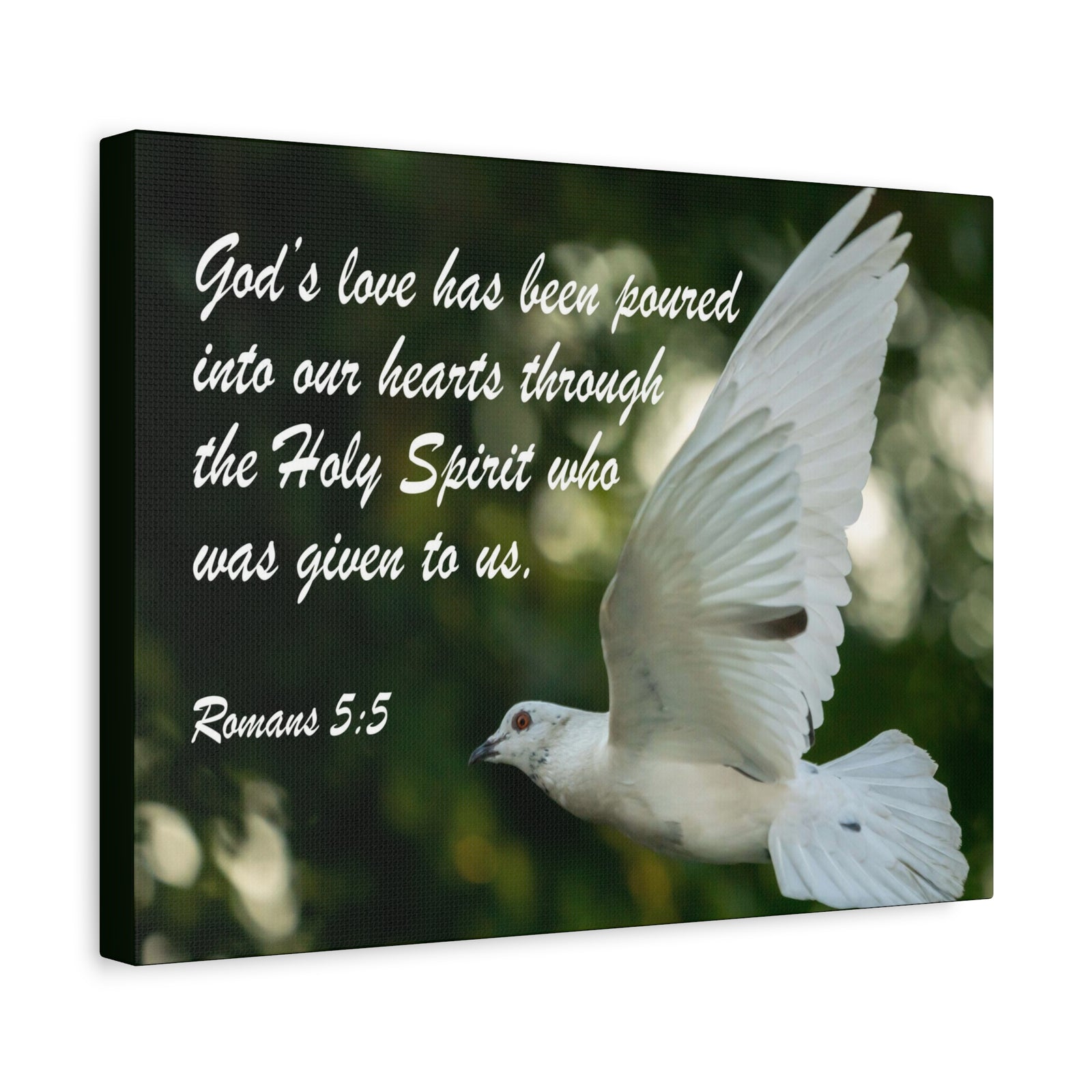 Scripture Canvas God's Love Psalm 103:8 Christian Wall Art Bible Verse Print Ready to Hang-Express Your Love Gifts