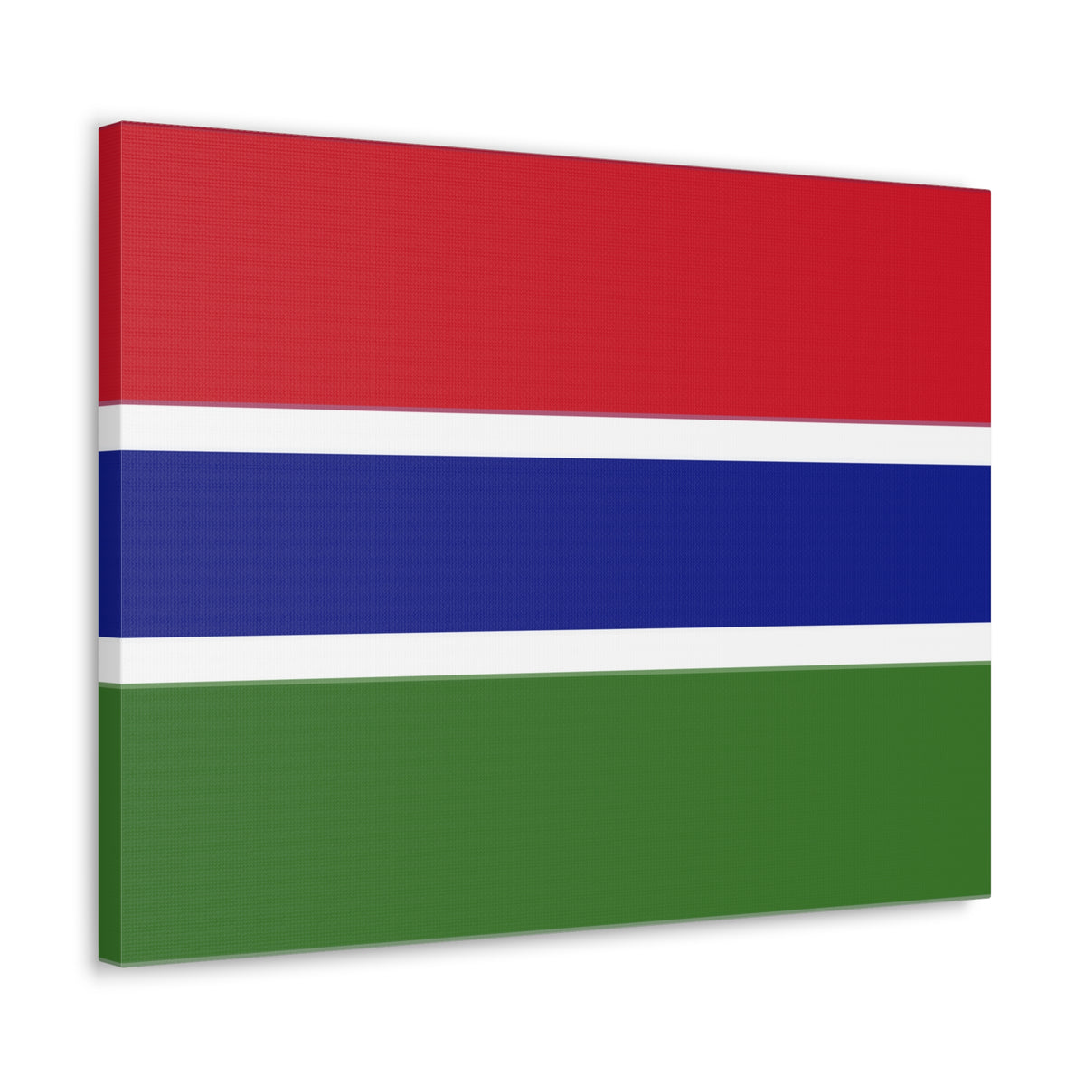 Gambia Country Flag Canvas Vibrant Wall Art Unframed Home Decor-Express Your Love Gifts