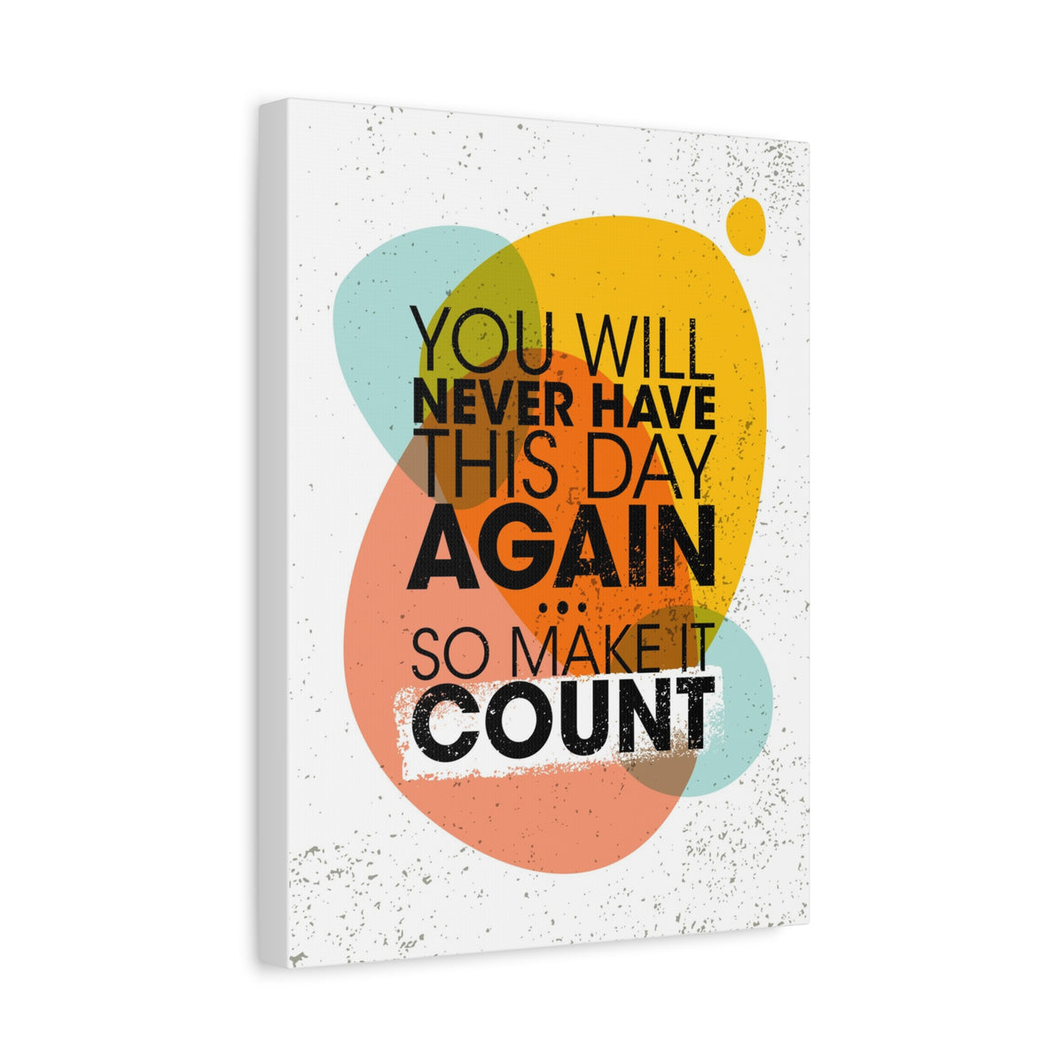 Inspirational Wall Art Make This Day Count Motivation Wall Decor for Home Office Gym Inspiring Success Quote Print Ready to Hang-Express Your Love Gifts