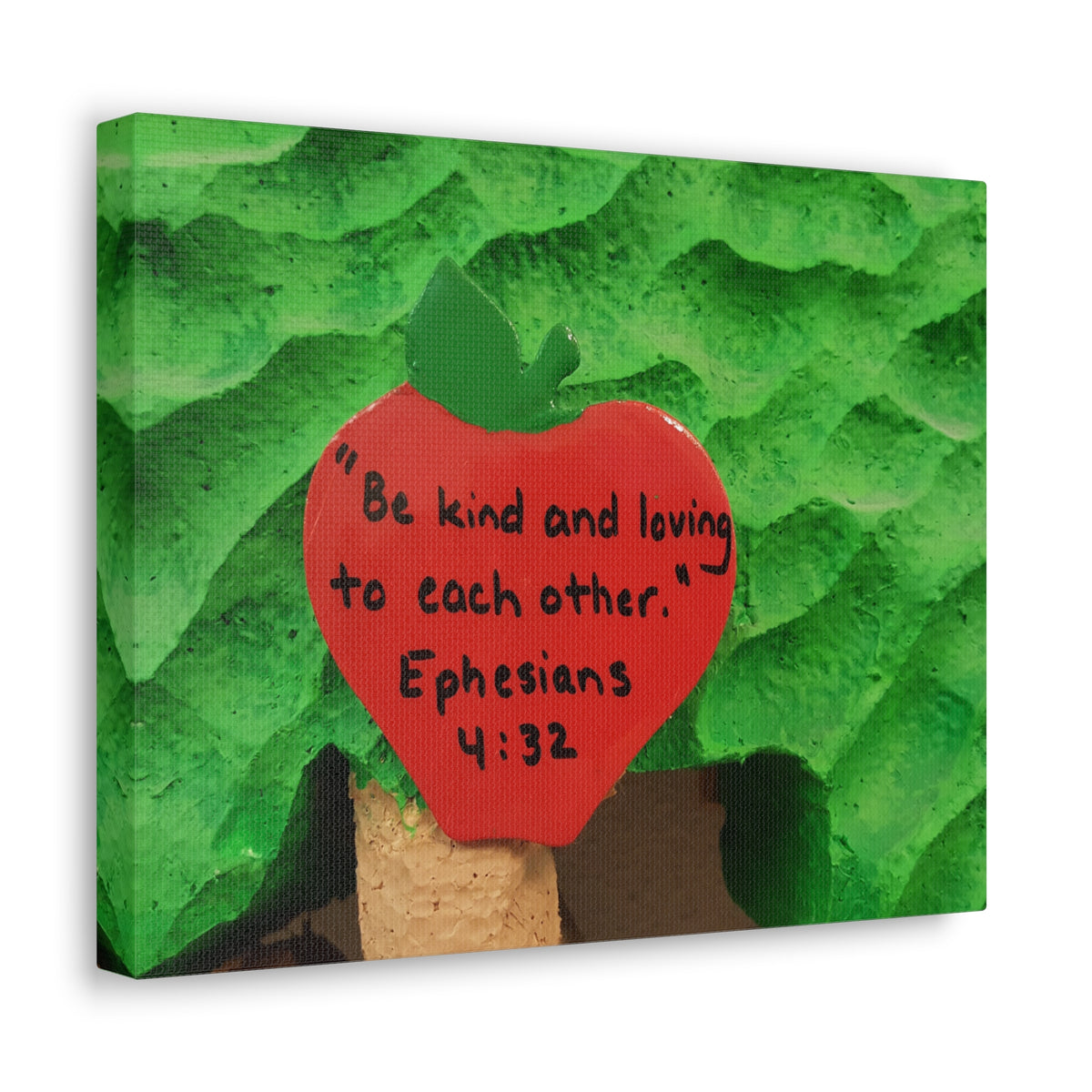 Scripture Walls Be Kind Ephesians 4:32 Bible Verse Canvas Christian Wall Art Ready to Hang-Express Your Love Gifts