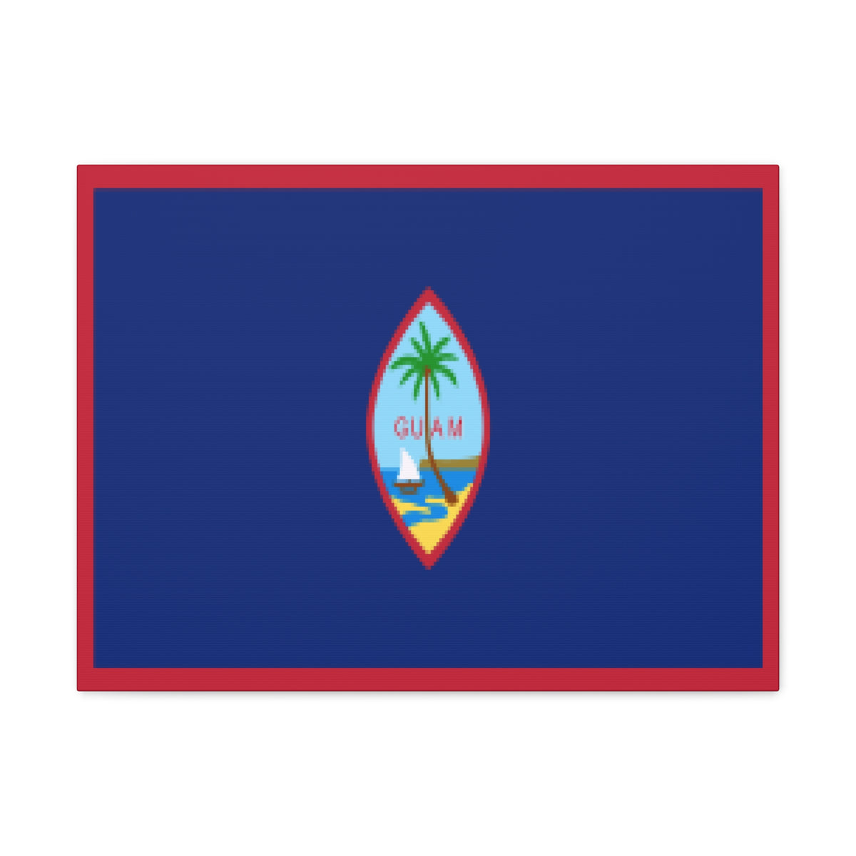 Guam Country Flag Canvas Vibrant Wall Art Unframed Home Decor-Express Your Love Gifts