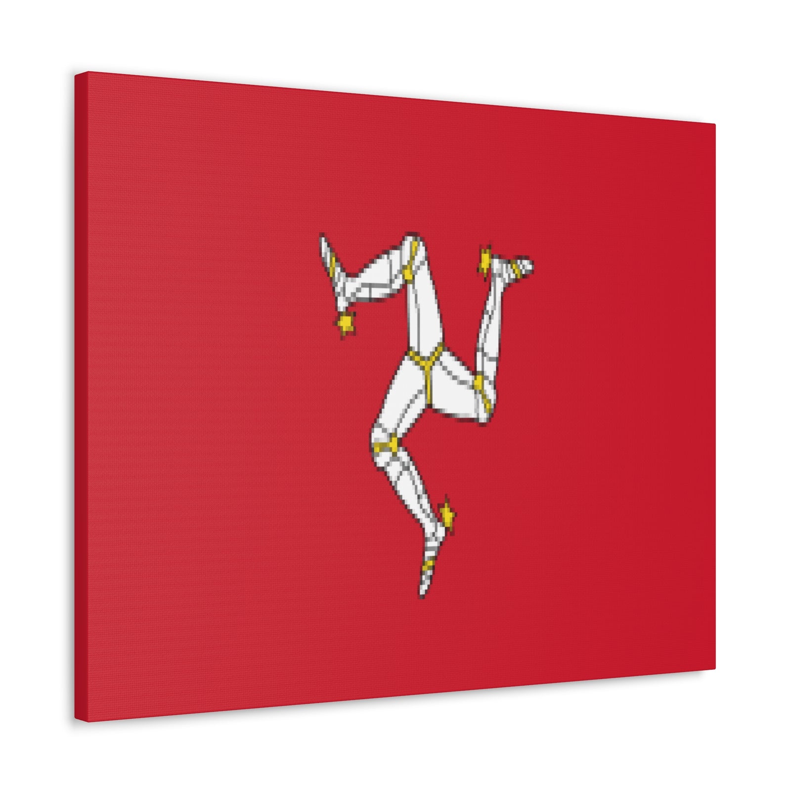 Isle of Man Country Flag Canvas Vibrant Wall Art Unframed Home Decor-Express Your Love Gifts