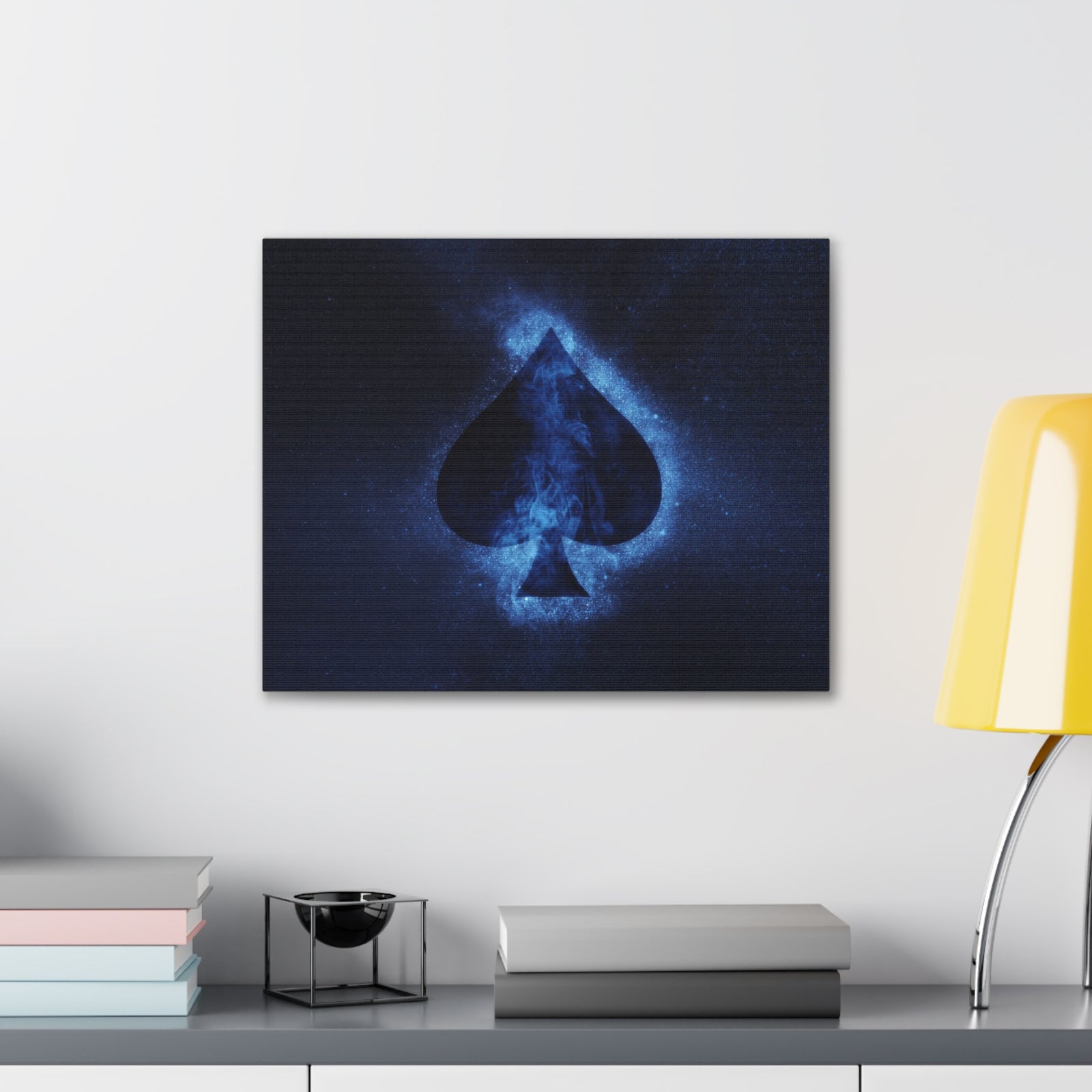 Abstract Spades Playing Card Canvas Wall Art for Home Decor Ready-to-Hang-Express Your Love Gifts