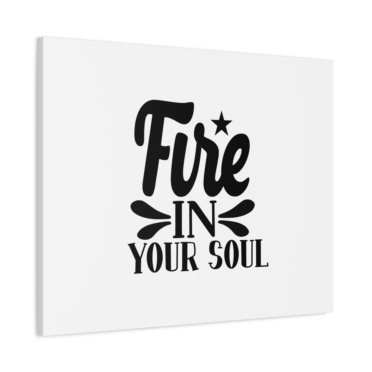 Scripture Canvas Fire In Your Soul Psalm 39:3 Christian Wall Art Bible Verse Print Ready to Hang-Express Your Love Gifts