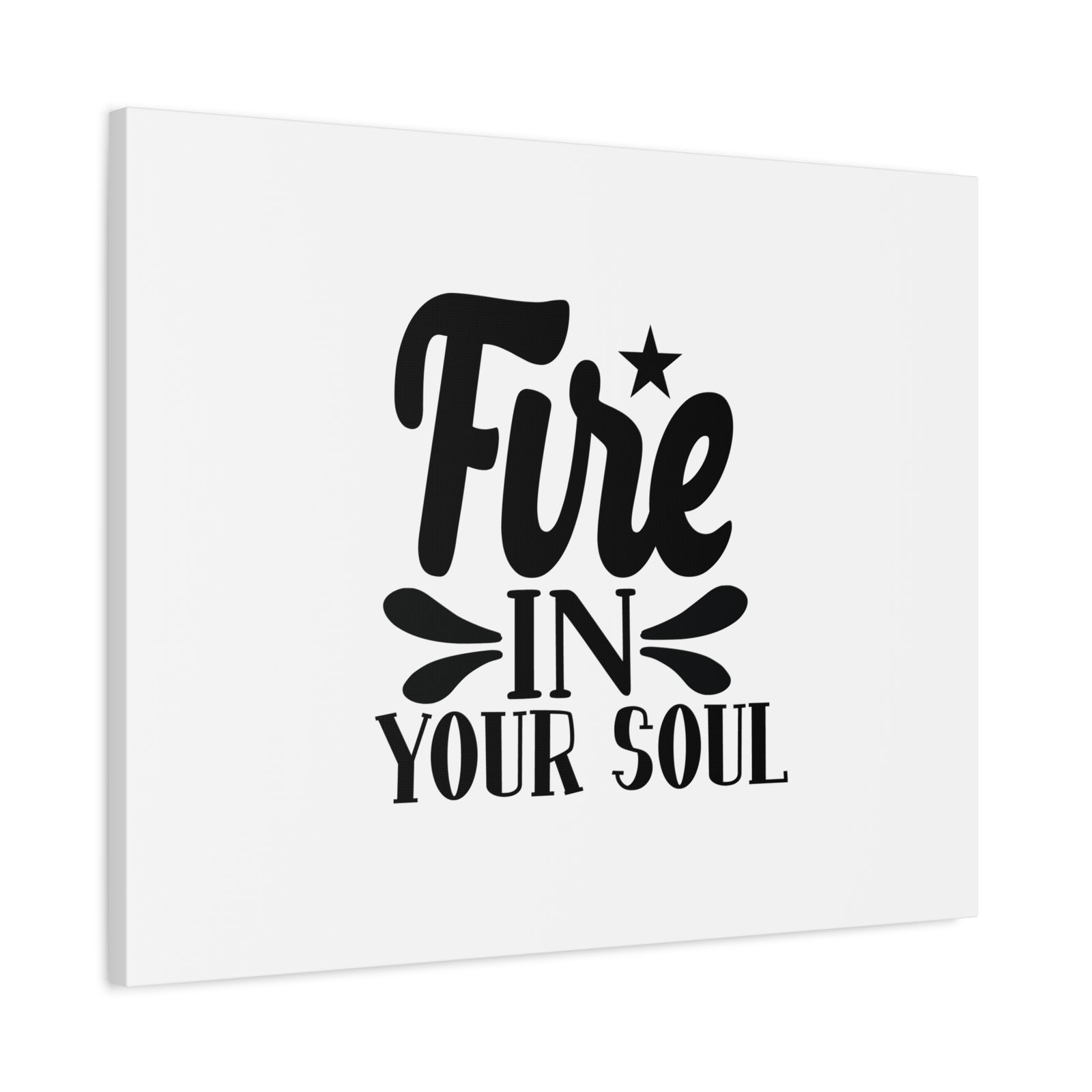 Scripture Canvas Fire In Your Soul Psalm 39:3 Christian Wall Art Bible Verse Print Ready to Hang-Express Your Love Gifts