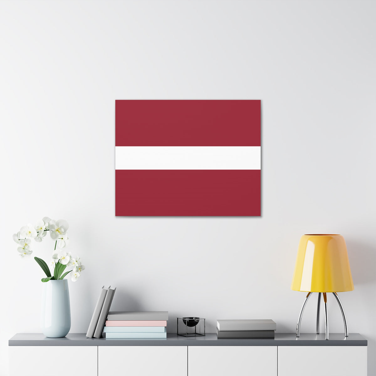Latvia Country Flag Canvas Vibrant Wall Art Unframed Home Decor-Express Your Love Gifts