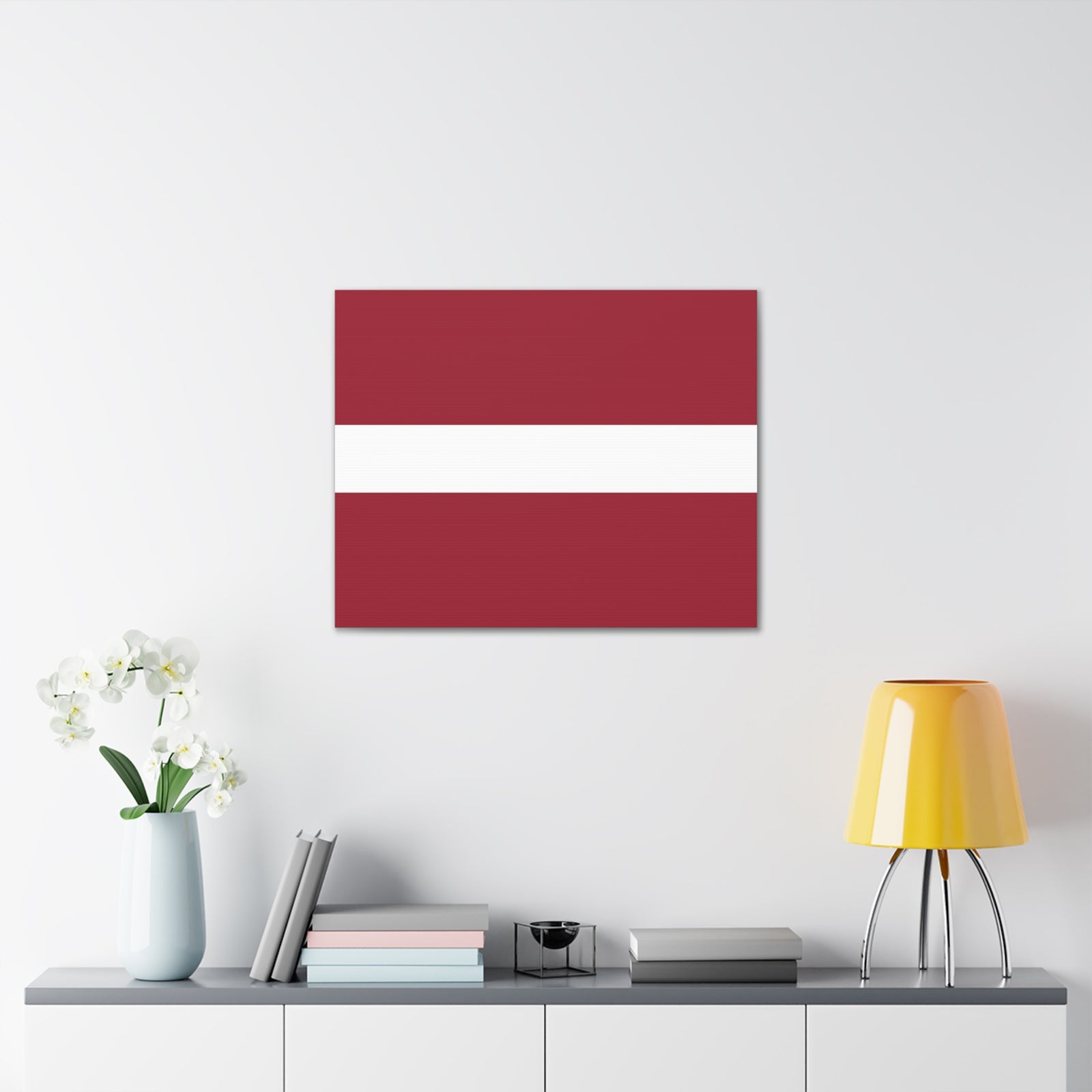 Latvia Country Flag Canvas Vibrant Wall Art Unframed Home Decor-Express Your Love Gifts