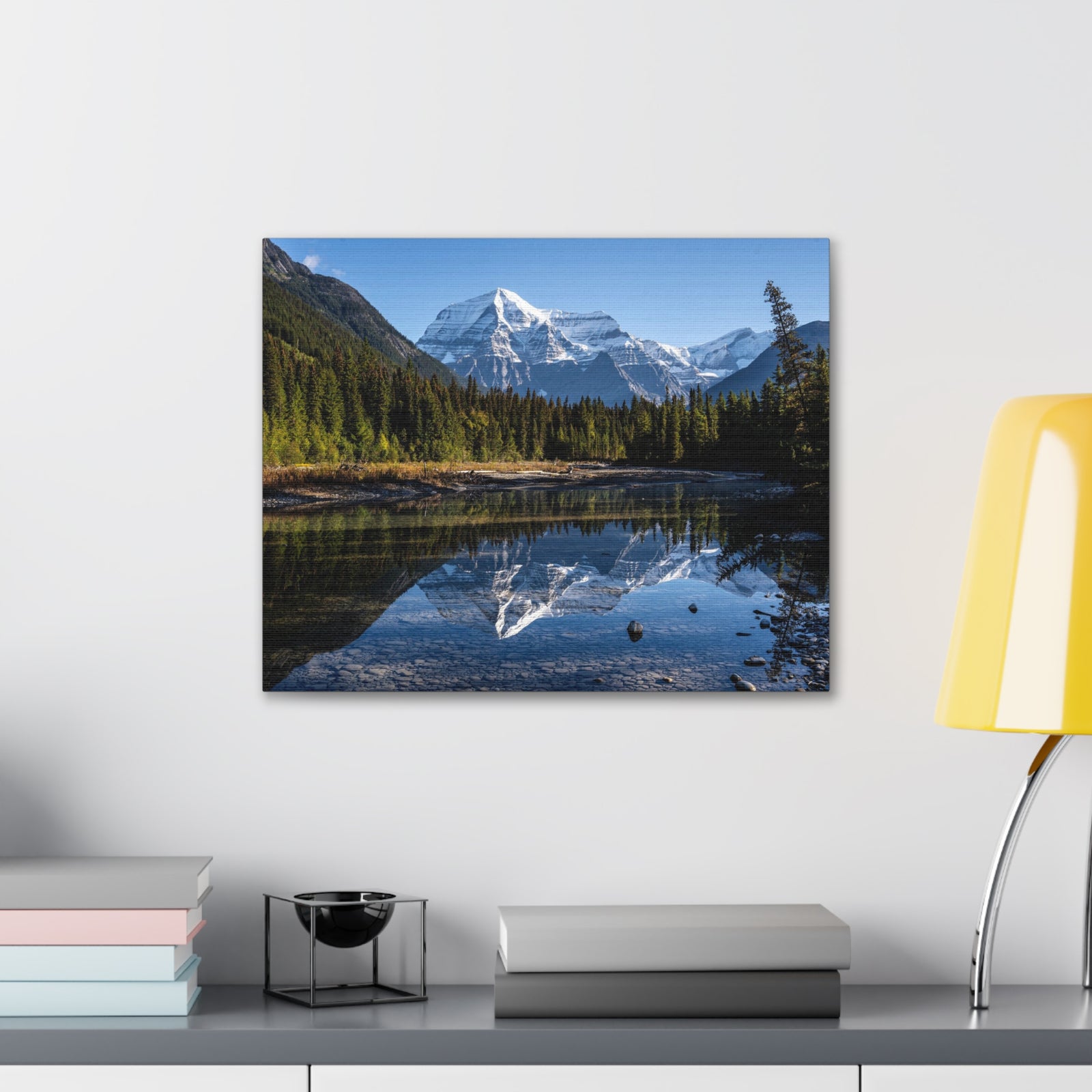 Mystic Forest Mountain Nature Wilderness Photography Canvas Wall Art for Home Decor Ready-to-Hang-Express Your Love Gifts