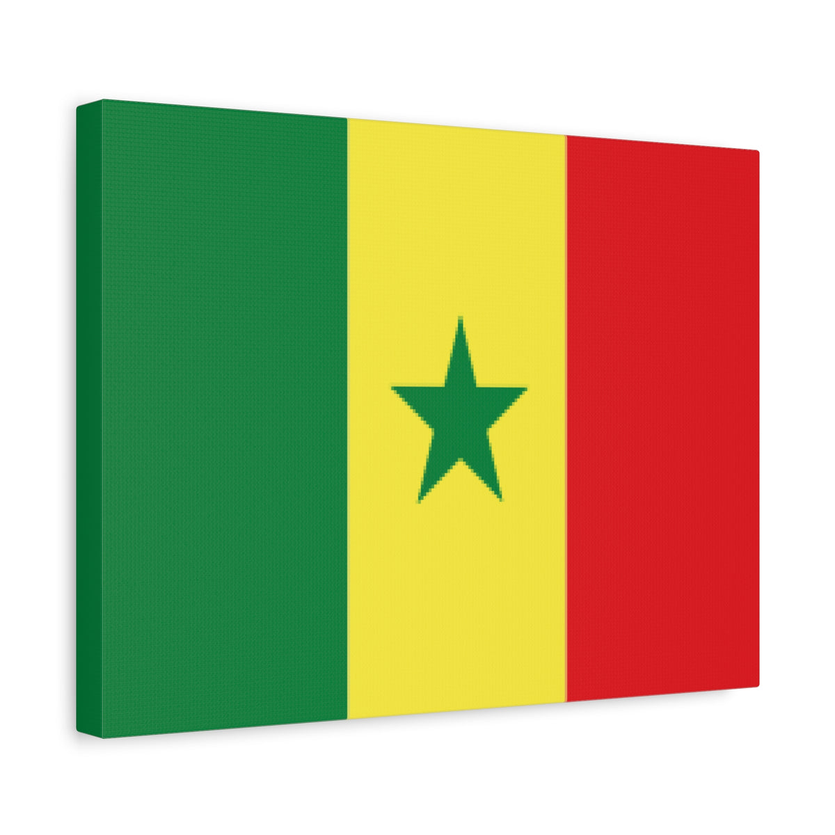 Senegal Country Flag Canvas Vibrant Wall Art Unframed Home Decor-Express Your Love Gifts