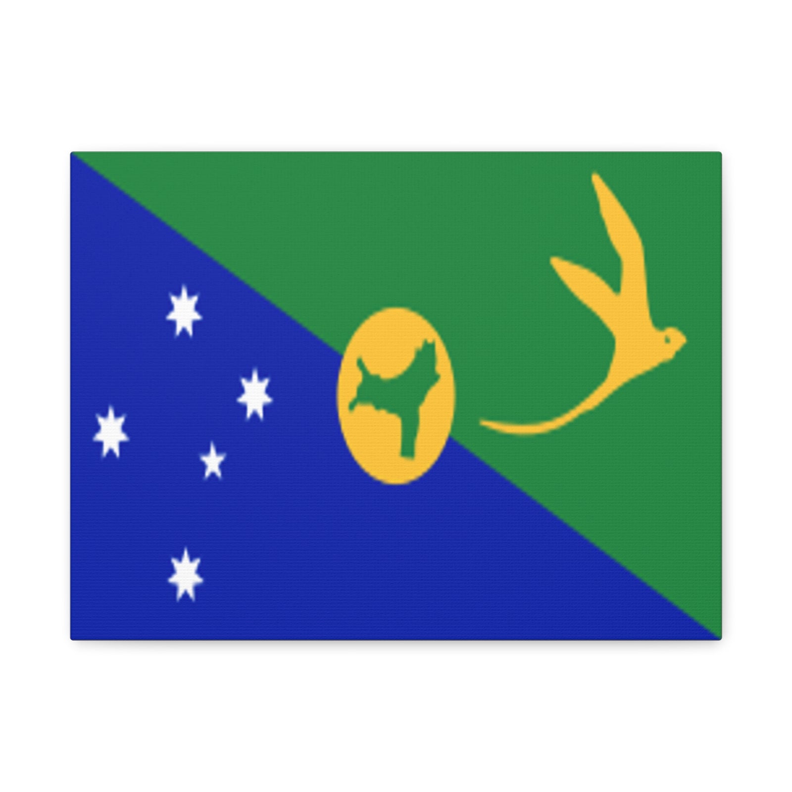 Christmas Island Country Flag Canvas Vibrant Wall Art Unframed Home Decor-Express Your Love Gifts