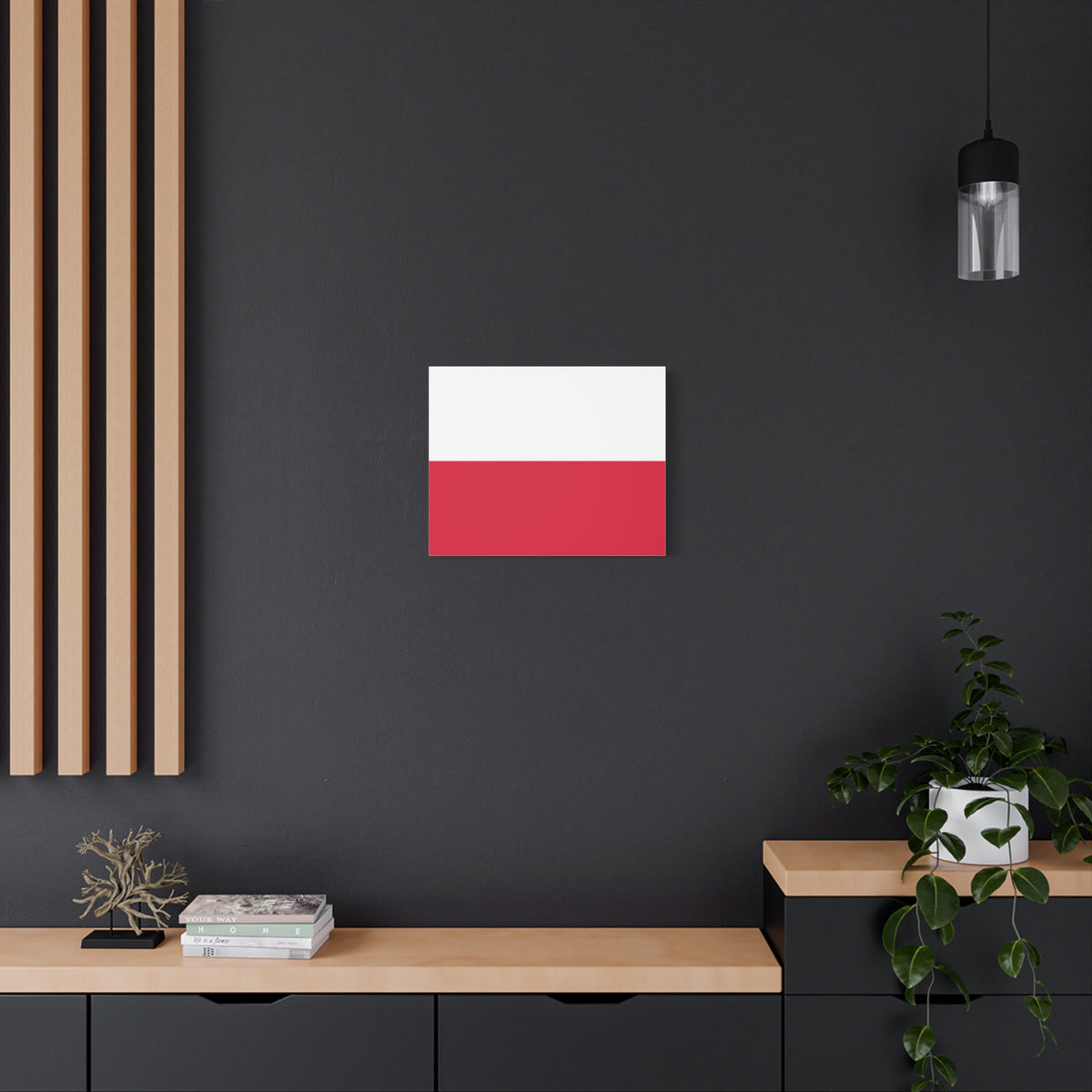 Poland Country Flag Canvas Vibrant Wall Art Unframed Home Decor-Express Your Love Gifts