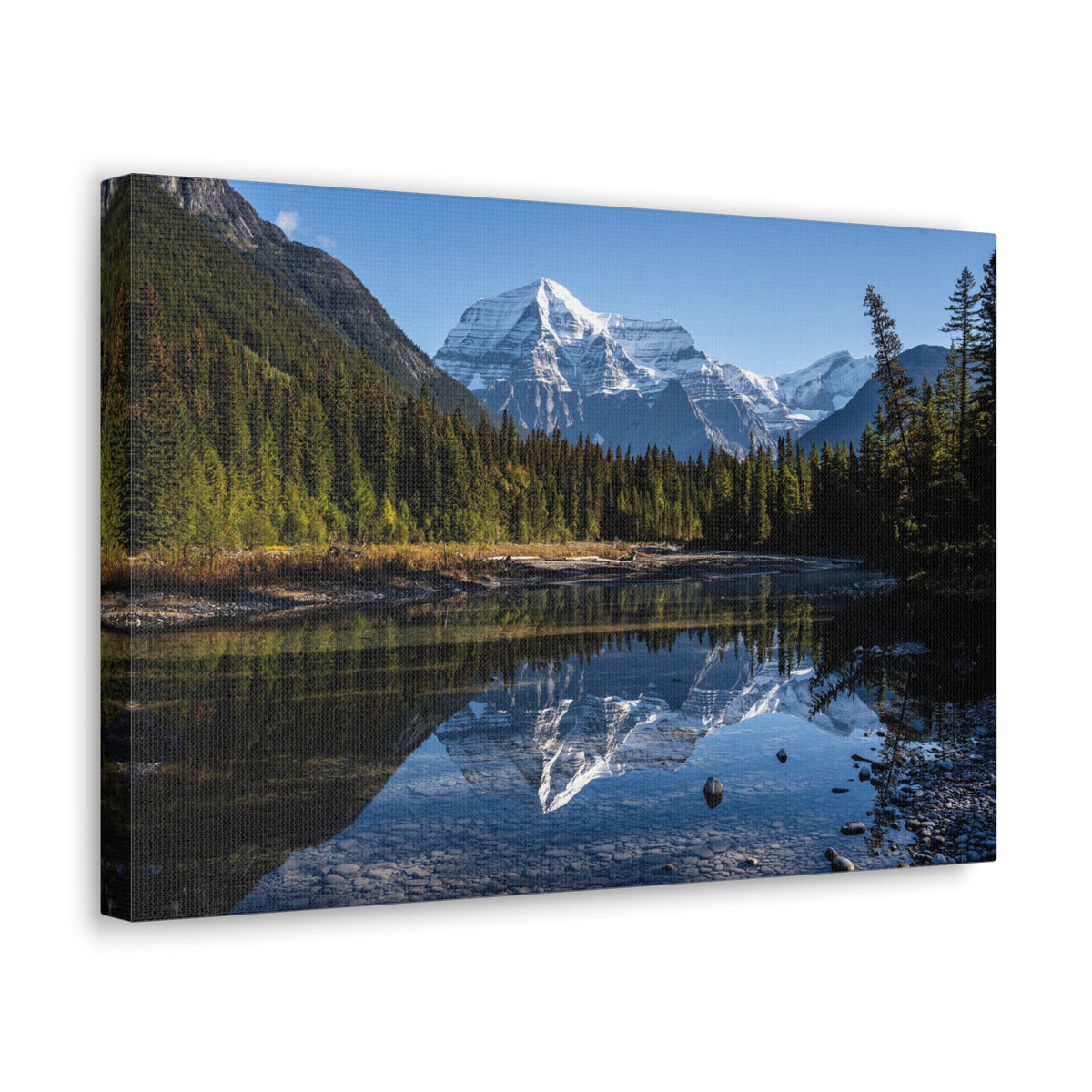 Mystic Forest Mountain Nature Wilderness Photography Canvas Wall Art for Home Decor Ready-to-Hang-Express Your Love Gifts