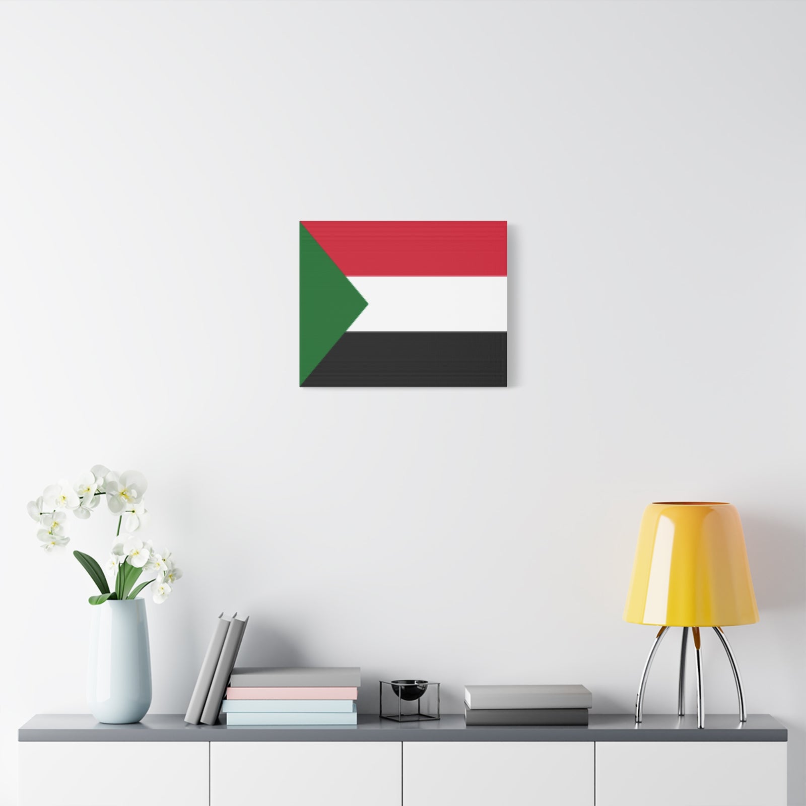 Sudan Country Flag Canvas Vibrant Wall Art Unframed Home Decor-Express Your Love Gifts