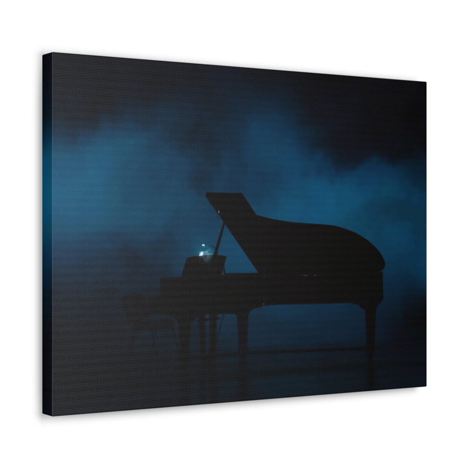 Piano Dark Music Lover's Delight Piano Keyboard Canvas Wall Art for Home Decor Ready-to-Hang-Express Your Love Gifts