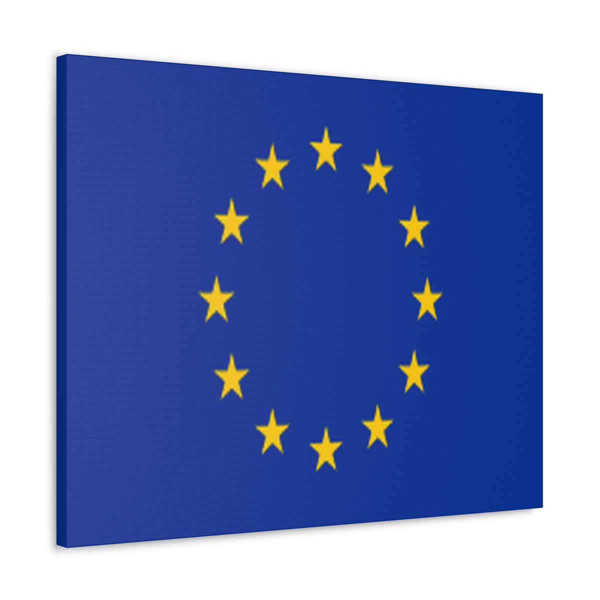 European Union Country Flag Canvas Vibrant Wall Art Unframed Home Decor-Express Your Love Gifts
