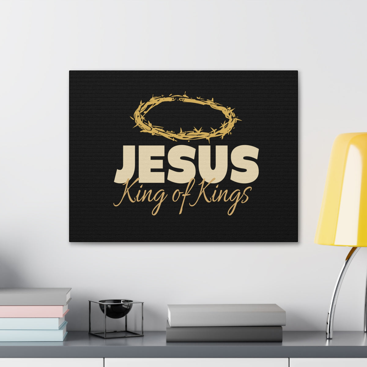 Scripture Walls Jesus King of Kings Revelation 17:14 Bible Verse Canvas Christian Wall Art Ready to Hang Unframed-Express Your Love Gifts