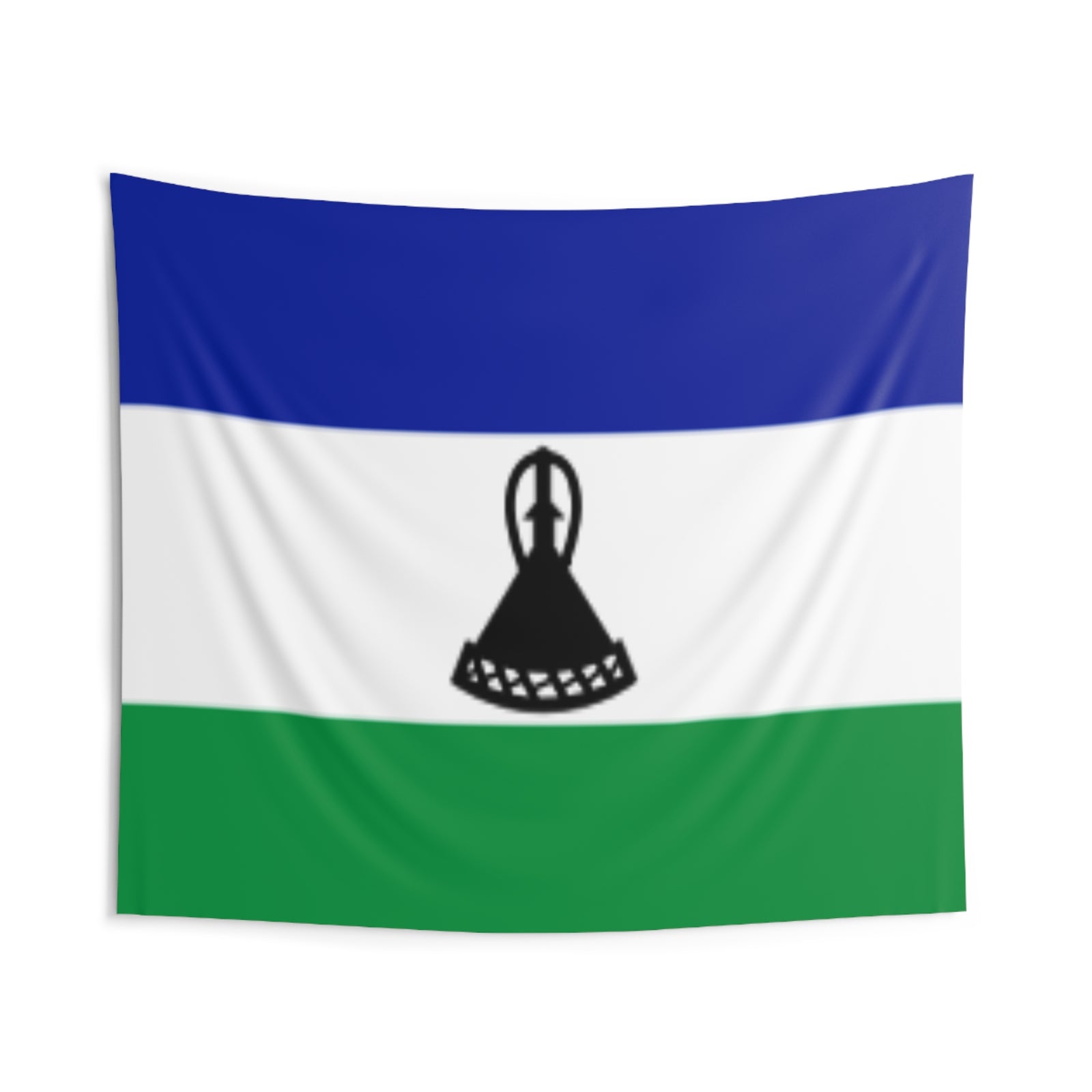 Lesotho Country Flag Wall Hanging Tapestry-Express Your Love Gifts