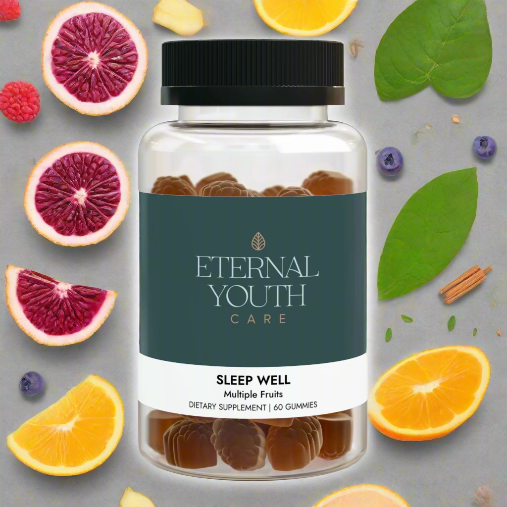 Eternal Youth Care Sleep Well Gummies – Natural Sleep Support with Multiple Fruit Flavors (60 Gummies)-Express Your Love Gifts