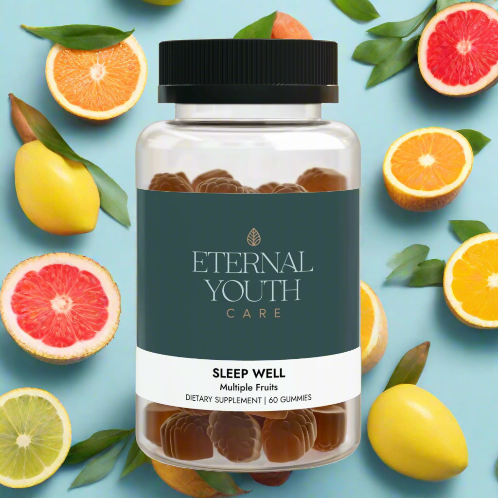 Eternal Youth Care Sleep Well Gummies – Natural Sleep Support with Multiple Fruit Flavors (60 Gummies)-Express Your Love Gifts