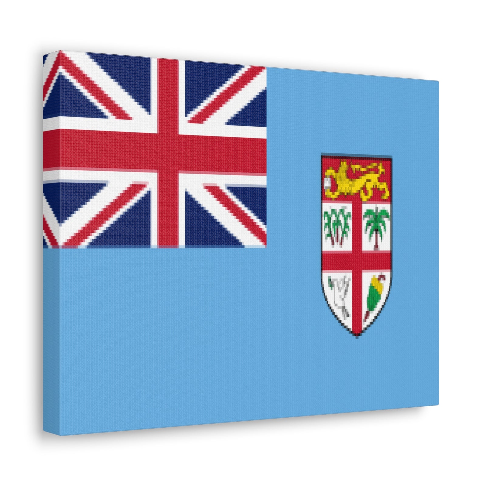 Fiji Country Flag Canvas Vibrant Wall Art Unframed Home Decor-Express Your Love Gifts