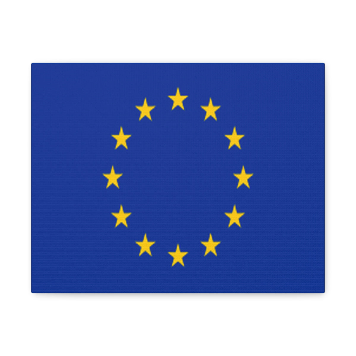 European Union Country Flag Canvas Vibrant Wall Art Unframed Home Decor-Express Your Love Gifts