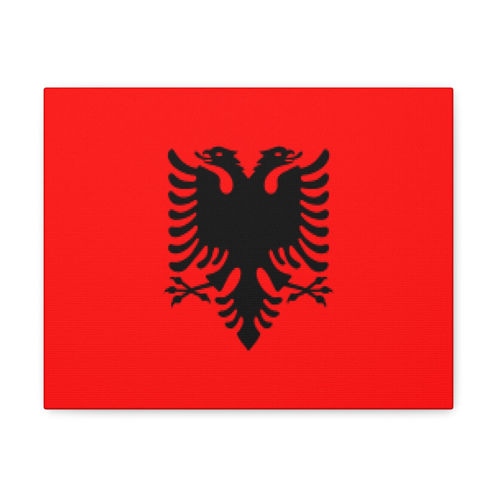 Albania Country Flag Canvas Vibrant Wall Art Unframed Home Decor-Express Your Love Gifts