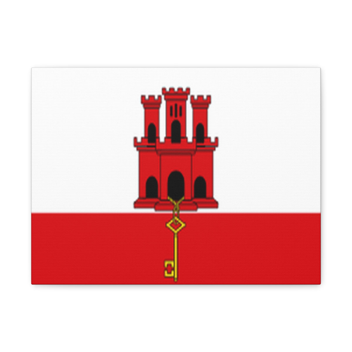 Gibraltar Country Flag Canvas Vibrant Wall Art Unframed Home Decor-Express Your Love Gifts