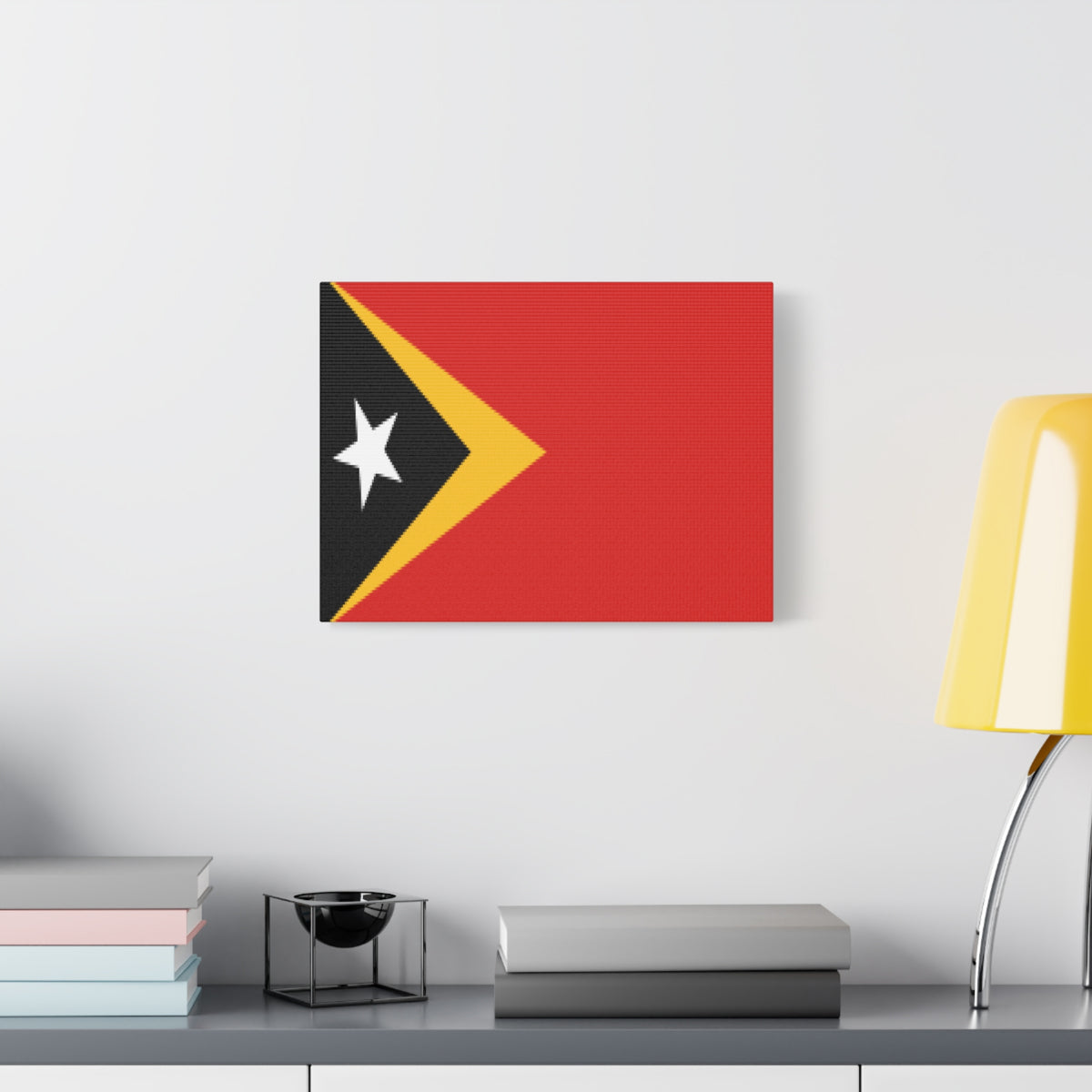 Timor-Leste Country Flag Canvas Vibrant Wall Art Unframed Home Decor-Express Your Love Gifts
