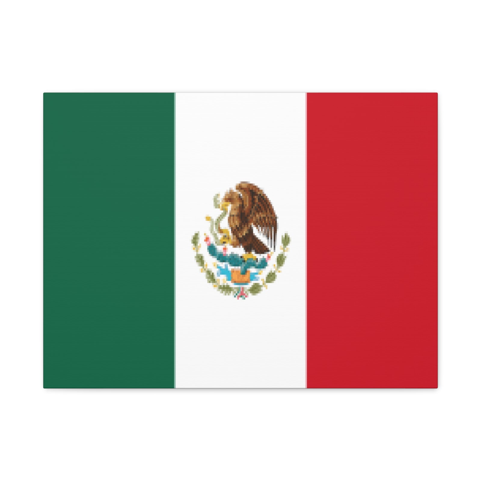 Mexico Country Flag Canvas Vibrant Wall Art Unframed Home Decor-Express Your Love Gifts