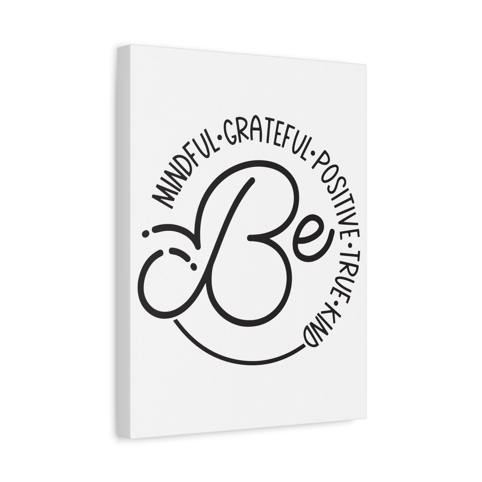 Inspirational Wall Art Mindful Grateful Positive Motivation Wall Decor for Home Office Gym Inspiring Success Quote Print Ready to Hang-Express Your Love Gifts