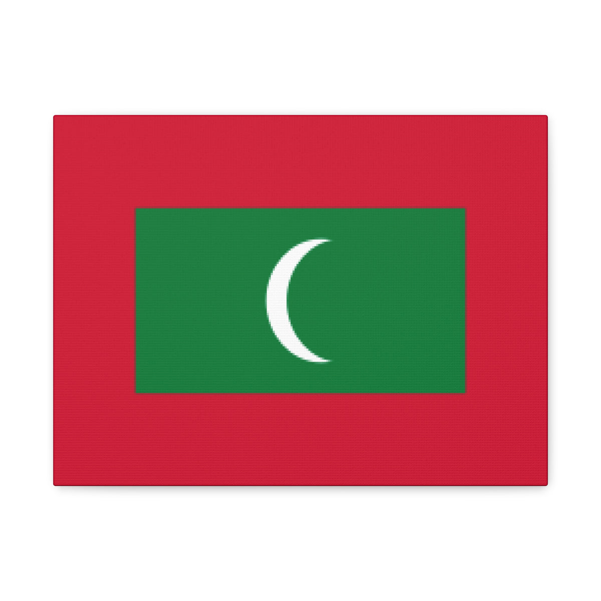 Maldives Country Flag Canvas Vibrant Wall Art Unframed Home Decor-Express Your Love Gifts