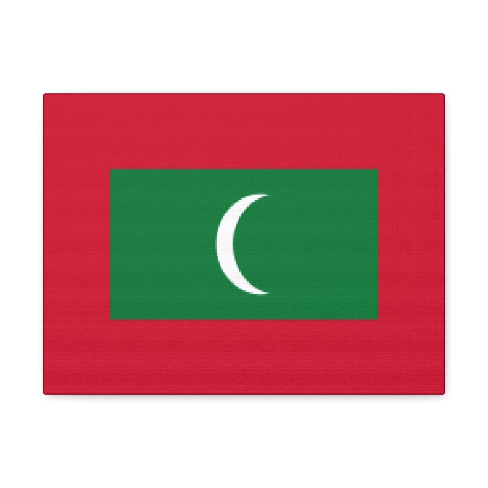 Maldives Country Flag Canvas Vibrant Wall Art Unframed Home Decor-Express Your Love Gifts