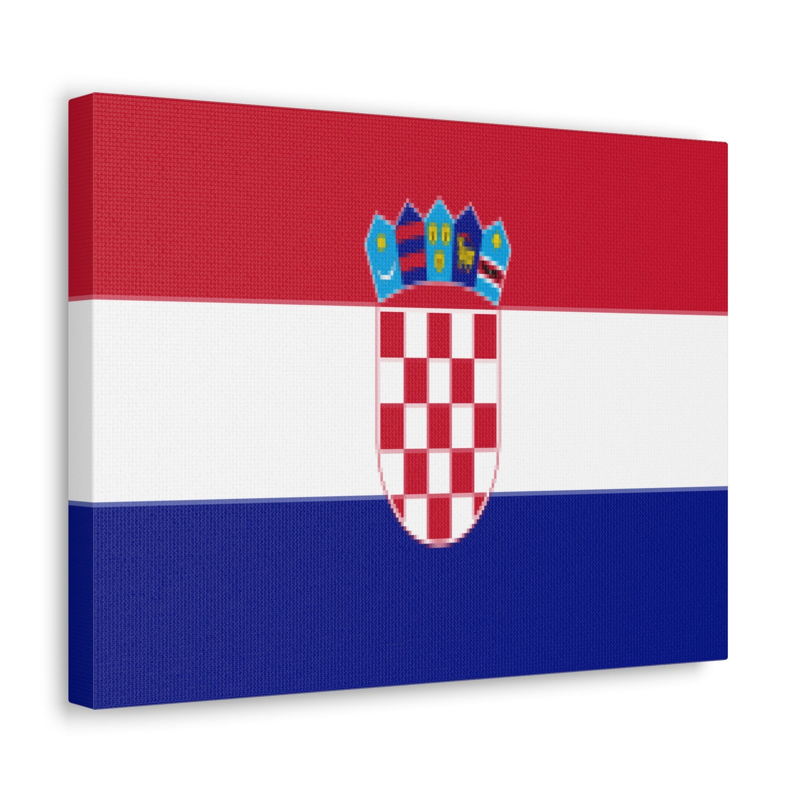 Croatia Country Flag Canvas Vibrant Wall Art Unframed Home Decor-Express Your Love Gifts