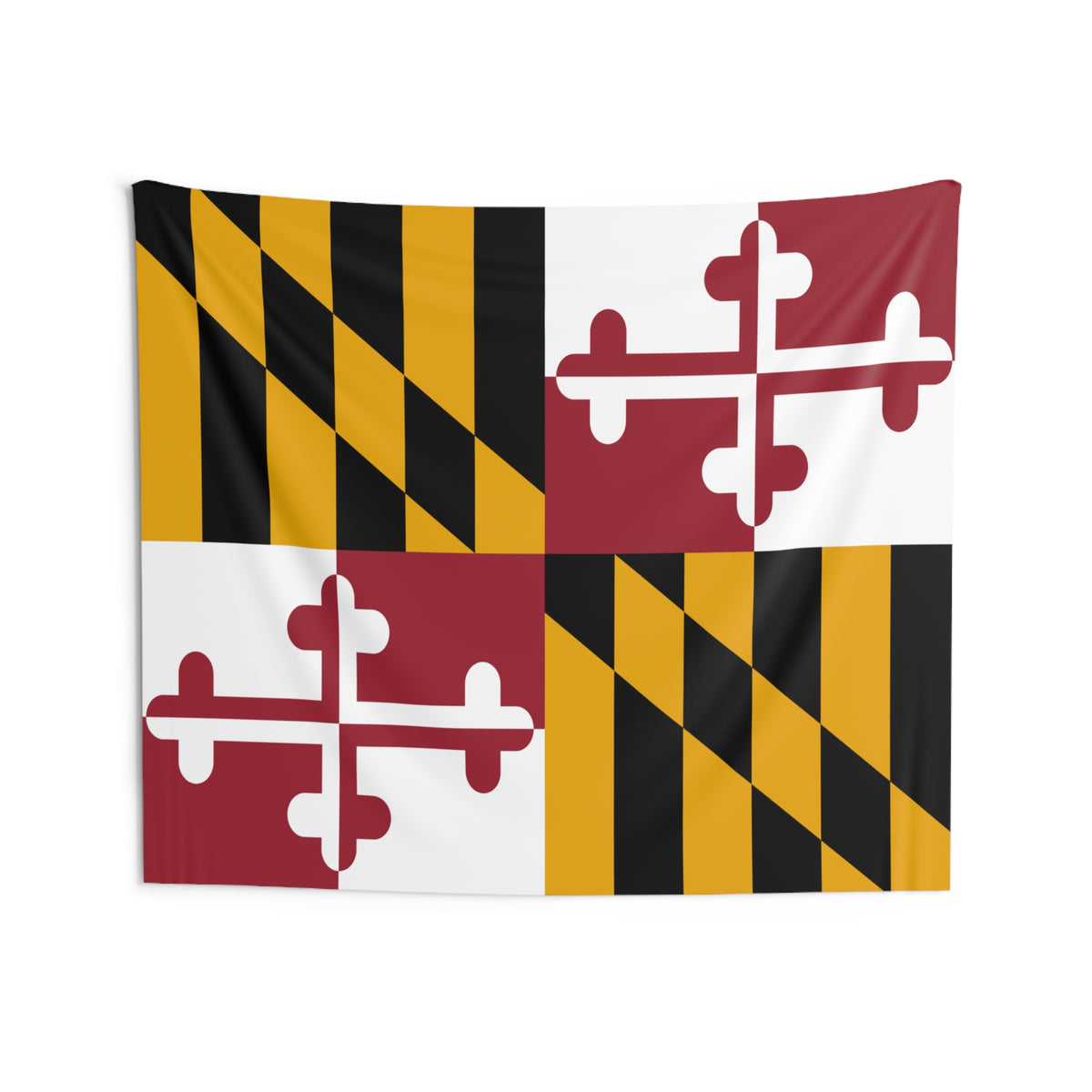 Maryland State Flag Wall Hanging Tapestry-Express Your Love Gifts